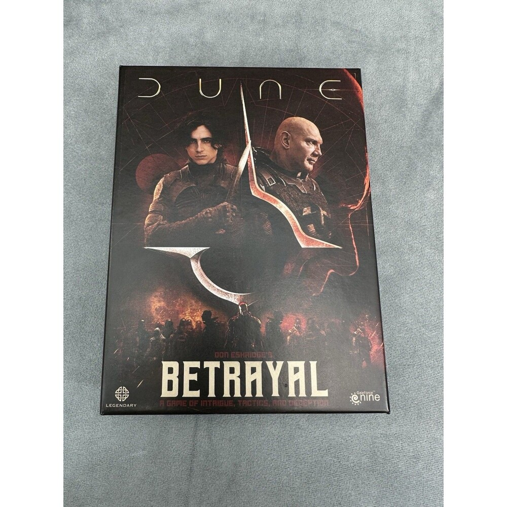 Dune Betrayal Board Game Gale Force 9 Social Deduction Bluffing Hidden Roles